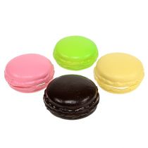 daiktų Dekoratyviniai macaron bezės pyragaičiai, spalvingi asorti. 5 cm 8 vnt