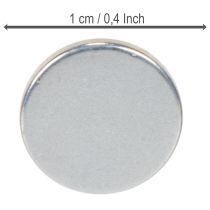daiktų Apvalus magnetinis diskas žvakidėms ir metaliniams padėklams, 1 cm, 20 vnt.