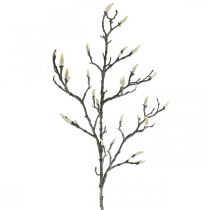 Spring Magnolia Branch pumpuras Dirbtinis šakelė Ruda Balta L100cm