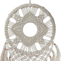 daiktų Macrame sieninis pakabinamas sapnų gaudyklė kreminis sienų dekoravimas 29x72cm