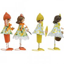 daiktų Maži vaisiai, vasaros dekoracija, figūrėlės citrinos apelsinai H17/18cm 4vnt