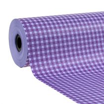 daiktų Rankogaliai Popierinis Čekis Violetinė 25cm 100m