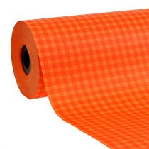 daiktų Rankogalių popierius 37,5 cm Oranžinis čekis 100 m