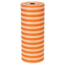 daiktų Antrankių popieriaus ritinėlis, oranžinės spalvos dryžuotas, 25 cm x 100 m