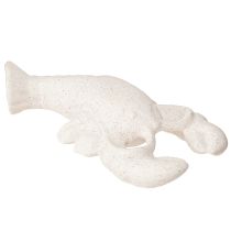 daiktų Jūros dekoravimo figūrėlė Keraminis omaras baltas 17,5×9×3 cm