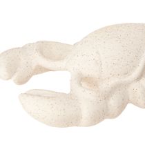 daiktų Jūros dekoravimo figūrėlė Keraminis omaras baltas 17,5×9×3 cm