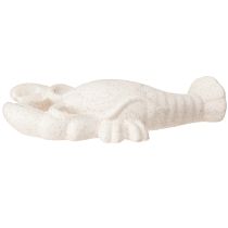 daiktų Jūros dekoravimo figūrėlė Keraminis omaras baltas 17,5×9×3 cm