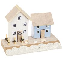 daiktų Maritime Decoration Beach House Shells Natural Blue H12cm 4vnt