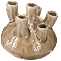 daiktų Maritime Vase Decoration Coral Design Ruda Ø14.5cm H14cm