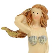 daiktų Deco figūrėlė undinė mėlyna 6cm - 9,5cm 3vnt