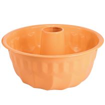 daiktų Metalinė dekoratyvinė kepimo forma Gugelhupf oranžinė Ø23cm H12cm