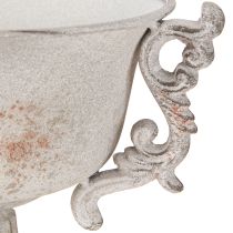 daiktų Metalinis dekoratyvinis trofėjus su rankenomis vintažinės pilkos spalvos rūdys H18,5cm
