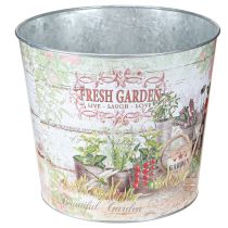 daiktų Metalinis augalų vazonas Fresh Garden Spalvingas vintažas H18cm