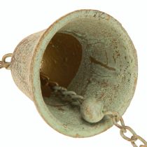 daiktų Metalinis vėjo varpelis su širdele ir sodo puošmena senovinis 72cm