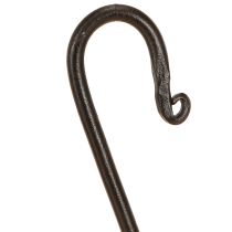 daiktų Metalinis kabliukas S kabliukas dekoravimui juodos spalvos 8cmx15cm 2vnt