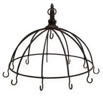 daiktų Metalinė karūnėlė pakabinimui rūdžių ruda Ø31cm H31cm