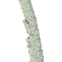 daiktų Dekoratyvinis apvalus žiedas ant medinio pagrindo, metalinis, džiovintoms gėlėms, 52 cm