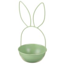 daiktų Triušio formos vazonas, dekoratyvinė velykinė dekoracija svetainei, 34 cm