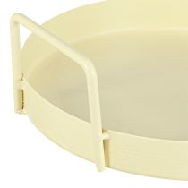 daiktų Apvalus padėklas valgomajam, svetainei ir dekorui, 22 cm