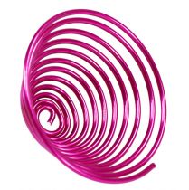 Metalinė sraigė viela sraigė rožinė 2mm 120cm 2vnt