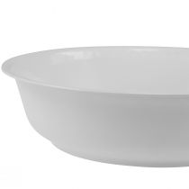 daiktų Metalinis dubuo dubuo baltas dubuo emalio išvaizda Ø25cm H7cm