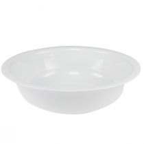 daiktų Metalinis dubuo baltas dubuo emalio išvaizda Ø36cm H9,5cm