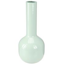 daiktų Metalinė vaza Emaline mėtų žalios spalvos vaza Ø10,5cm H25,5cm