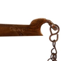 daiktų Nostalgiško dizaino mastelio dekoracija virtuvei ir svetainei, vintažinis stilius, 58 cm