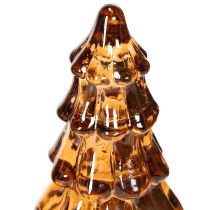 daiktų Stiklinė Kalėdų eglutės LED dekoracija naudojimui viduje, maitinama baterijomis, 13 cm, 2 dalys