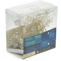 daiktų Klasterinė šviesos grandinė LED vidinis kritimo laikmatis šiltai baltas 1,2 m