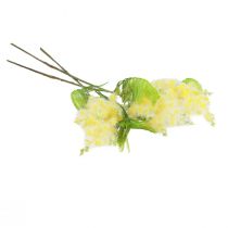 daiktų Dirbtinis augalas sidabrinė akacija mimoza geltonai žydinti 53cm 3vnt