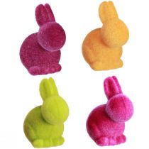 daiktų Mini zuikiai Spalvingi Velykų zuikiai, suburti įvairūs – 2 pasirinkimas – H6cm 12 vnt.