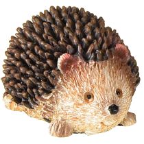 daiktų Mini ežiuko dekoratyvinės rudens figūrėlės, rankomis dažytos 4 × 2,5 × 2 cm, 6 vnt.