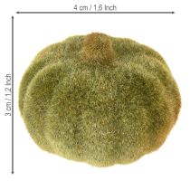 daiktų Mini moliūgo dekoracija, blizgučiais marginta, 6 spalvų, Ø4 cm, 24 vnt.