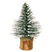 daiktų Mini eglės sniegu padengtas žiemos miškas Ø5cm A8cm 12 vnt.