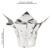 daiktų Mini sėjamoji sidabrinė dovanų pakuotė Ø4,5cm H7cm 8 vnt