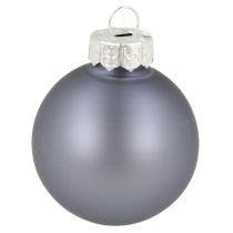 daiktų Mini kalėdiniai rutuliukai, mėlyni, metaliniai, Ø4 cm, 24 vnt.