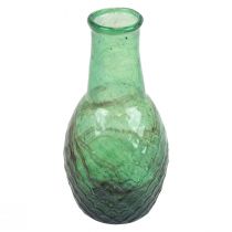 daiktų Mini vaza žalia stiklinė vaza gėlių vaza deimantai Ø6cm H11,5cm