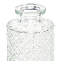 daiktų Mini vazos stiklinės dekoratyvinės butelio vazos Ø5cm H13cm 3vnt