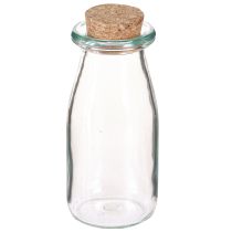 daiktų Mini vazos stiklinės vazos su kamščiu H13,5cm Ø5,5cm 6vnt