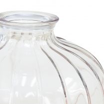 daiktų Mini vazos stiklinės dekoratyvinės vazos gėlių vazos H8,5-11cm rinkinys 3 vnt