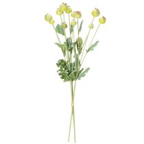 daiktų Dirbtinių aguonų puokštė, tikroviškos gėlės namų dekorui, 61 cm, 3 vnt.