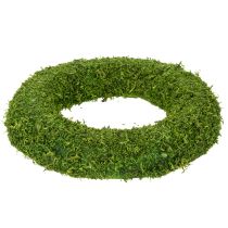 daiktų Dekoratyvinis samanų vainikas sezoninėms kompozicijoms ir individualiam dizainui, 15 cm, 6 vnt.