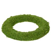 daiktų Samanų vainikas – universalus pagrindas kūrybinei floristikai ir dekoravimo idėjoms, 20 cm, 4 vnt.