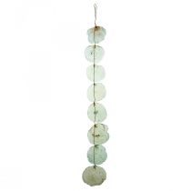 Shell Deco Capiz Girland Shell Girland Green 100cm