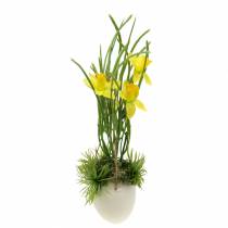 Narcizas kiaušinio lukšte pakabinti Dirbtinė geltona 25cm