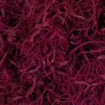 daiktų Natūralaus tamarindo pluošto rankdarbių reikmenys, bordo spalvos, 500 g - dekoravimui, floristikai, kūrybai