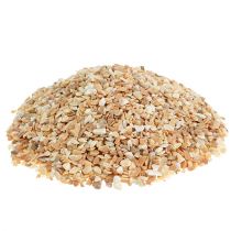 Natūralūs akmenys 5mm - 8mm natūralūs/grietinėlė 2kg