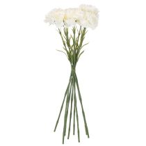 daiktų Dirbtinės gvazdikos su koteliu puokštėms ir vainikams, 56 cm, 8 vnt.