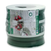 daiktų Gėlių putplasčio žiedinis vainikas žalias H2,5cm Ø17cm 6 vnt